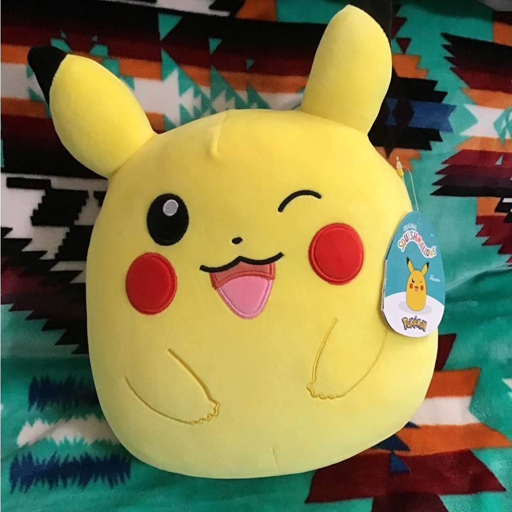 Squishmallows Pokemon 14 inch Pikachu - Child's Ultra Soft Stuffed Plush Toy